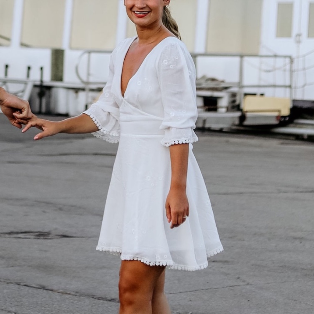 White dress